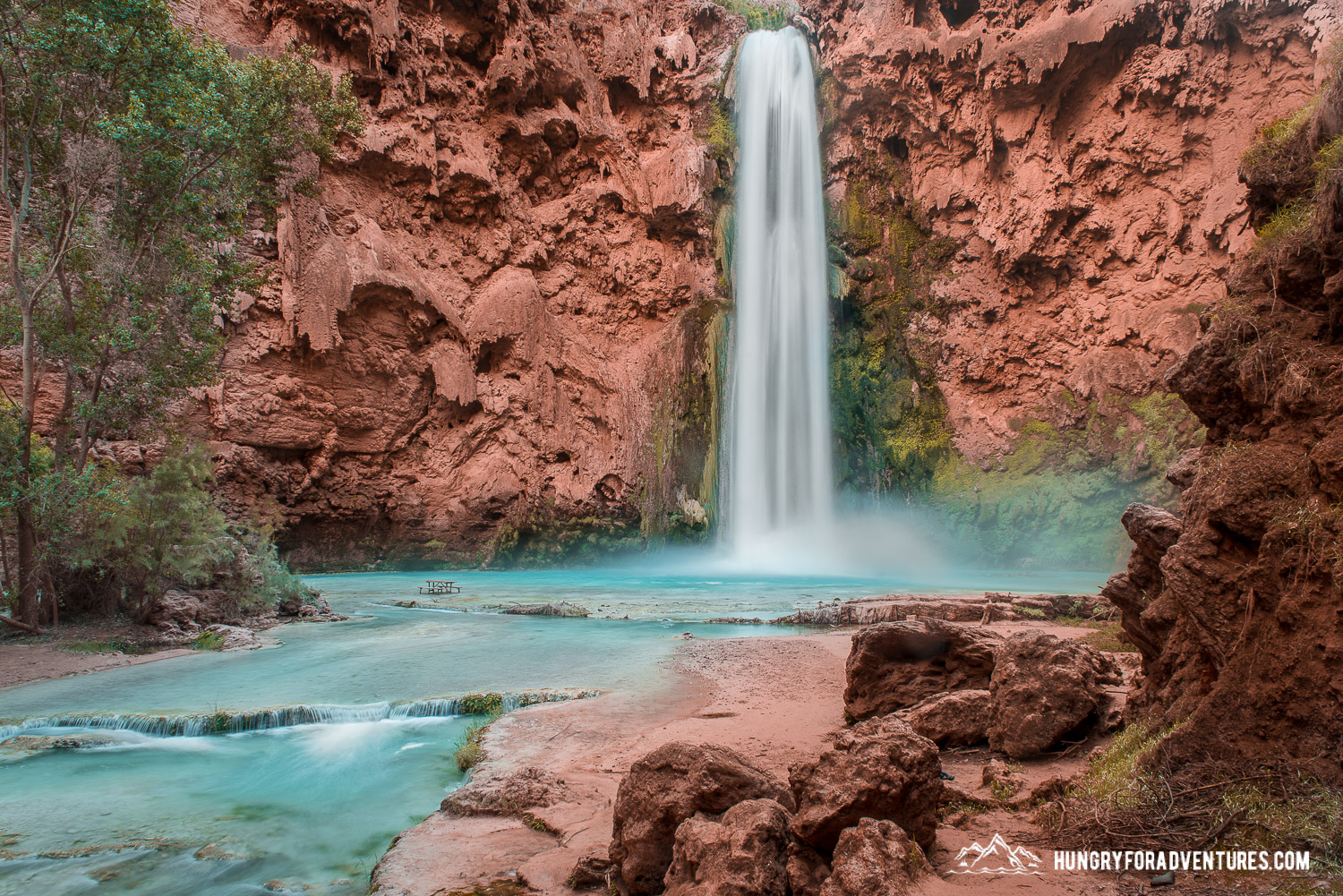 Mooney Falls in Havasu Canyon