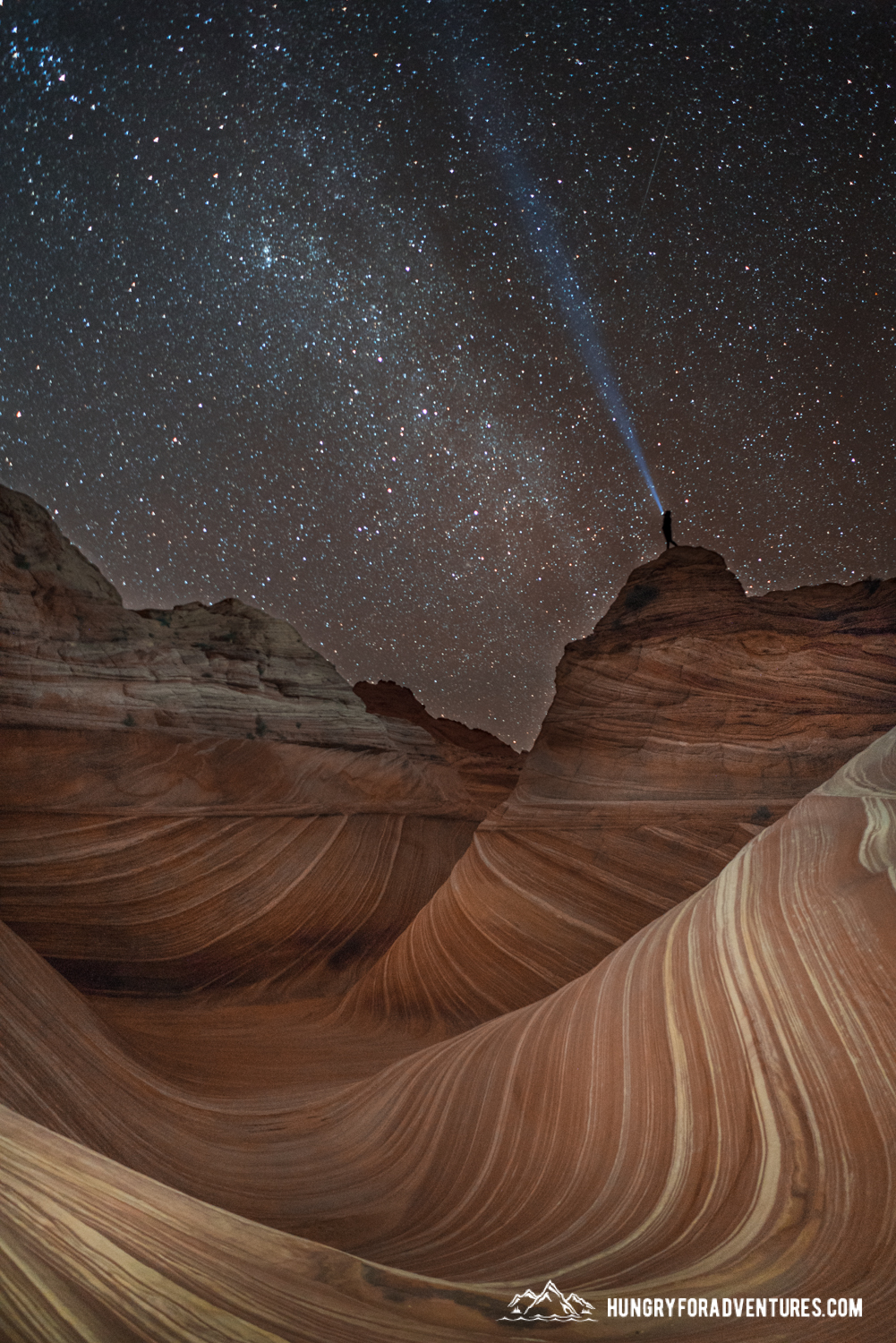 Milkyway shot of the wave at night